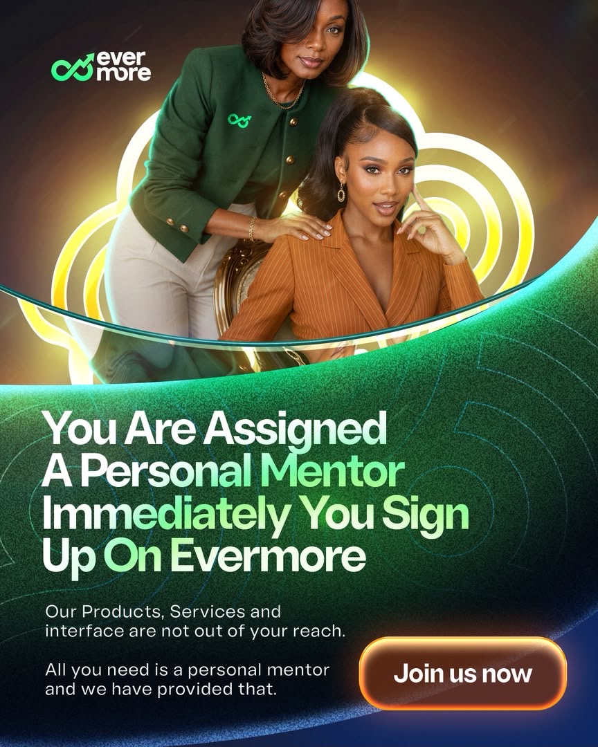 You are assigned a personal mentor when you sign up on Evermore